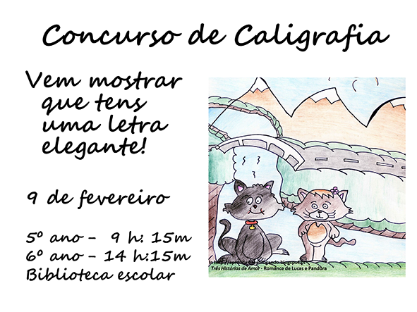 Cartaz Concurso de Caligrafia 1