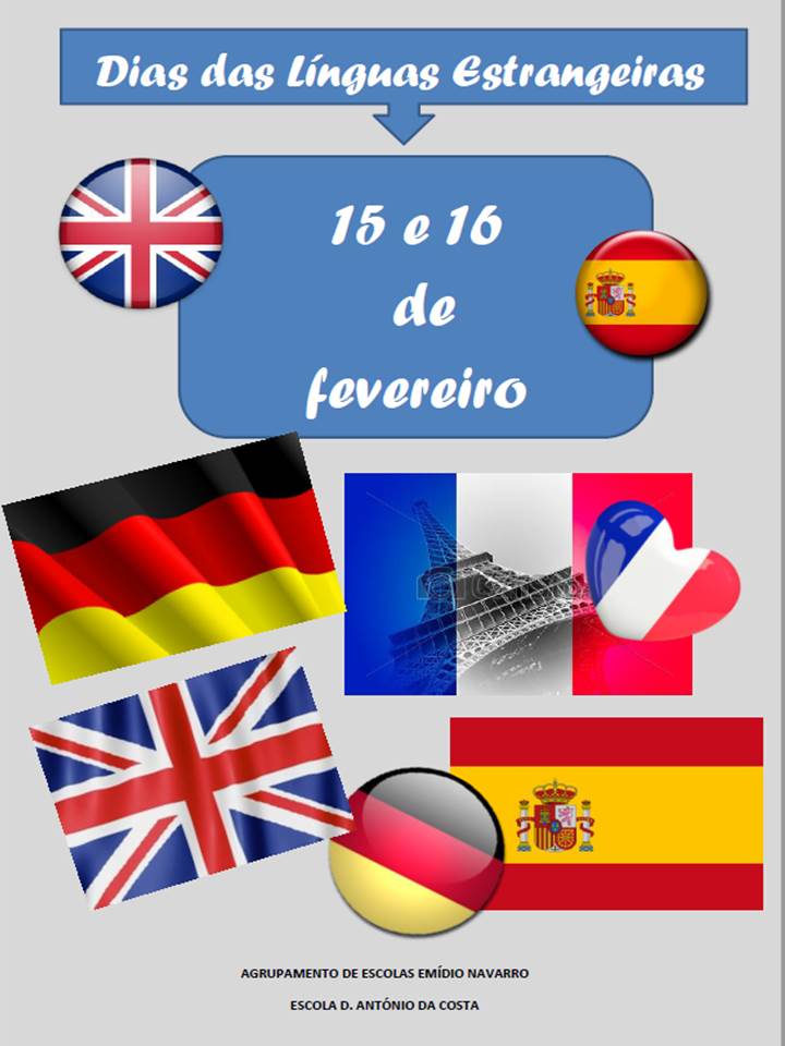 Cartaz Dia das Linguas Estrangeiras EBDAC