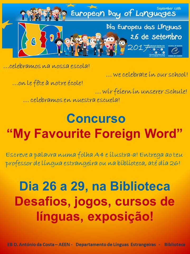 Dia Europeu das Linguas 2017
